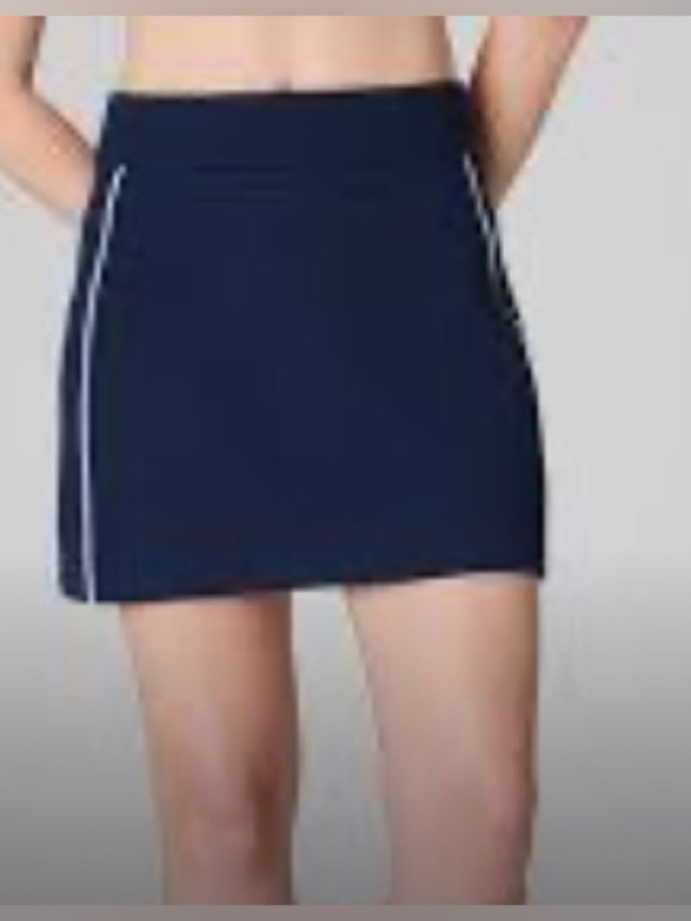 SPANX Signature Air Essentials High Rise Navy Blue Skirt Skort Size 1X
